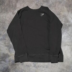 Women's Gymshark Black Workout Activewear Sweater - Size Medium